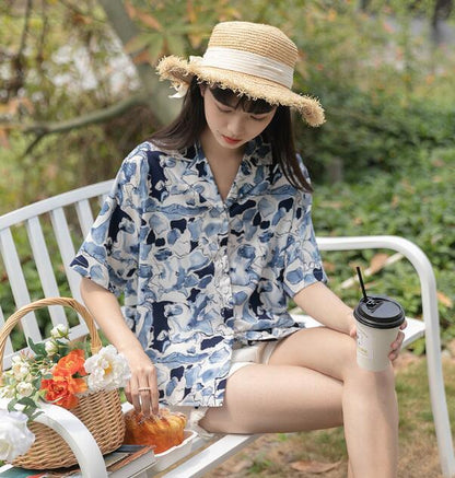 Women's Summer Loose Chiffon Shirt With Sunscreen