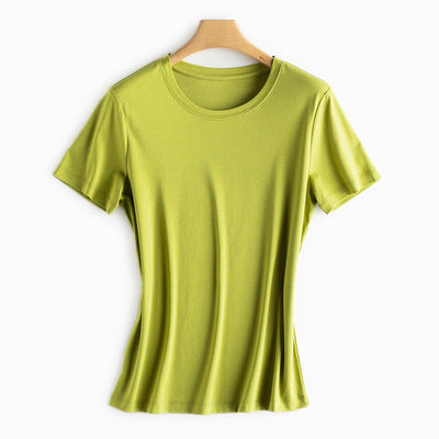 Silk cotton T-shirt