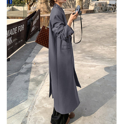 Womens Long Trench Coat, Classic Trench Coat, British Style Women's Coat Outerwear, Elegant Jacket For Women, Spring Clothing