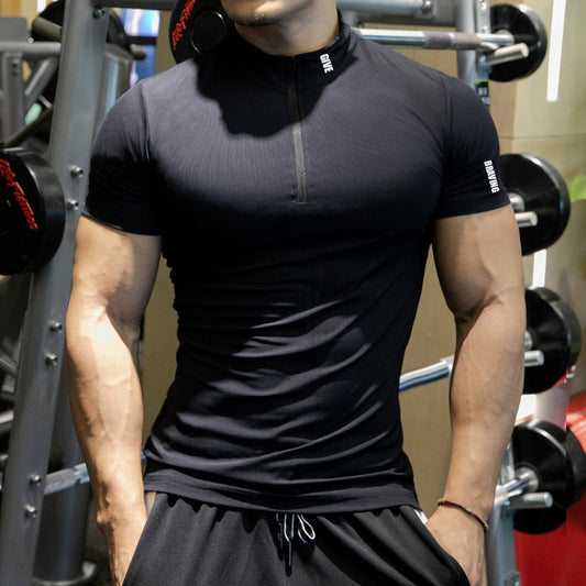 Fitness Exercise Tight Short Sleeve