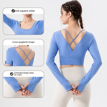 Ropa de yoga para mujer con almohadilla para el pecho