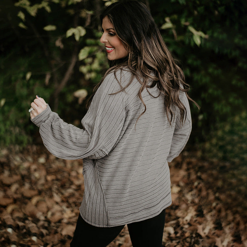 T-shirt à manches longues pour femmes, ample, adapté à un usage quotidien, Style décontracté