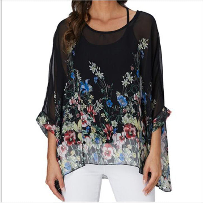 Ops chemise décontractée plage Boho Blouses femme vêtements surdimensionnés