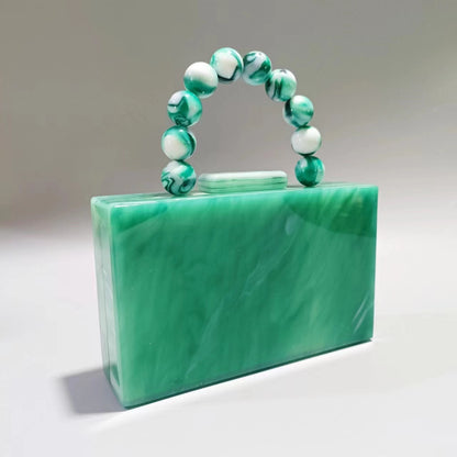 Women's Fashion Pearlescent Acrylic Evening Bag