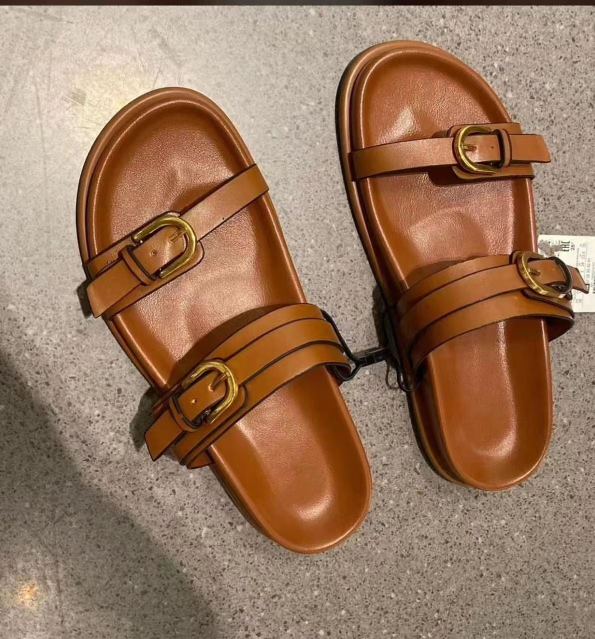 Sandalias de suela gruesa para mujer para el verano