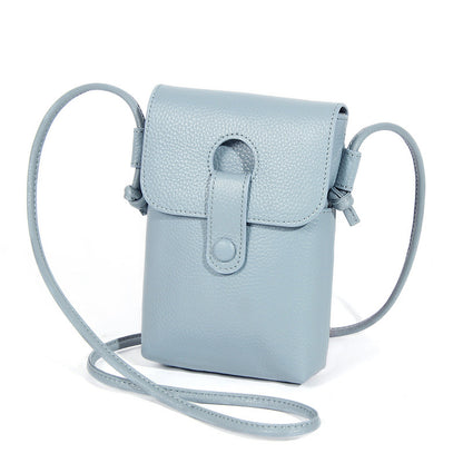 Women's Crossbody High-grade Fashion First Layer Leather One-shoulder Small Bag Lightweight