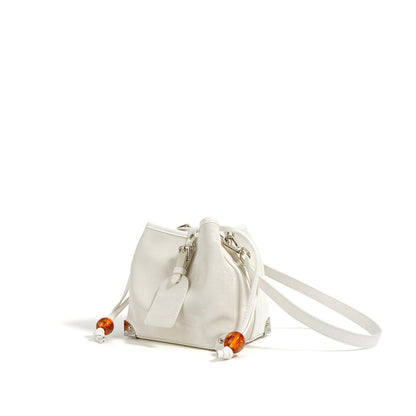 New Chinese Satin Leather One-shoulder Crossbody