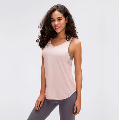 Blusa deportiva para mujer con ropa de yoga