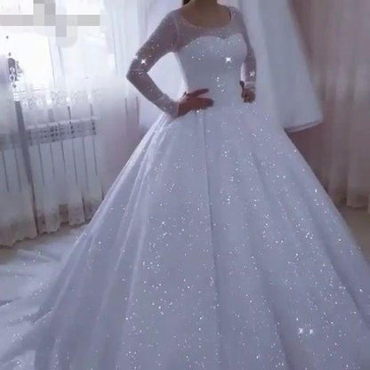 Robe de Mariée Tutu Minceur en Tulle Grande Taille