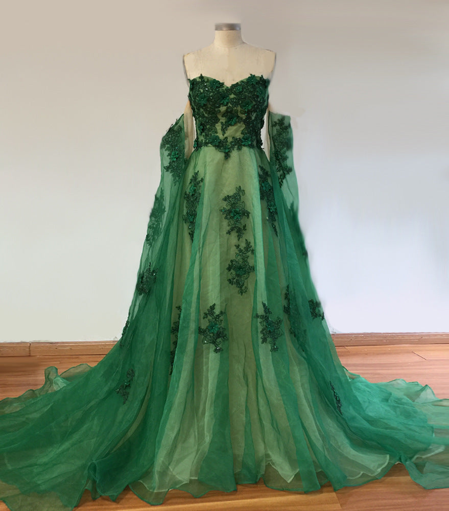 Vestido Mujer Verano Verde Esmeralda