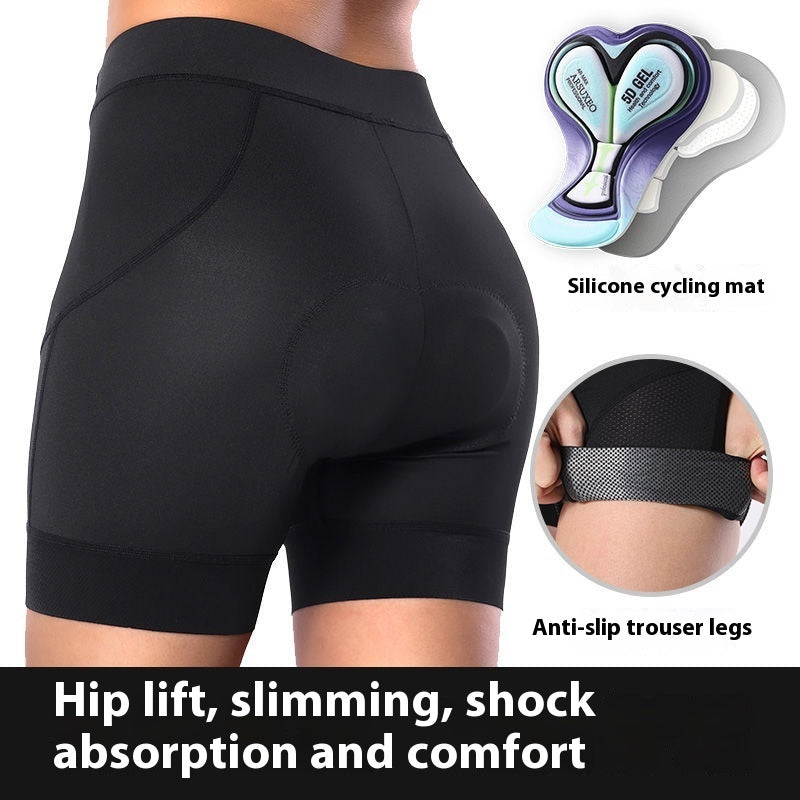 New Biker Underwear Women's Bicycle Cycling Pants Silica Gel Pad Shock