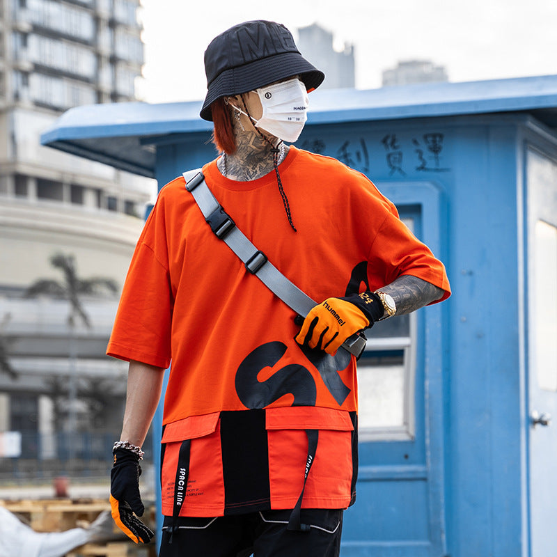 T-shirt hip-hop style Harajuku