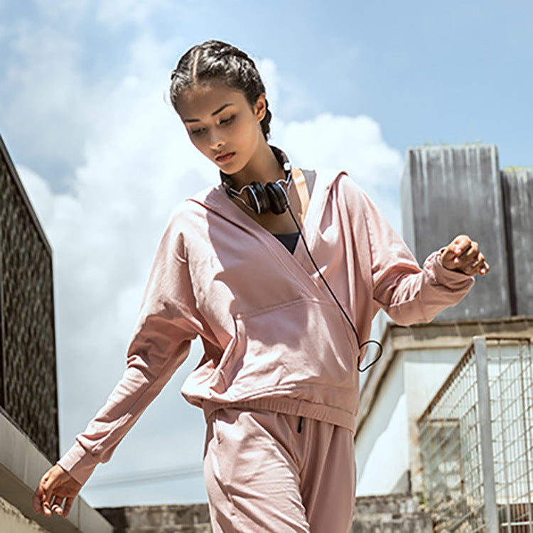 Sudadera con capucha y cremallera para correr al aire libre