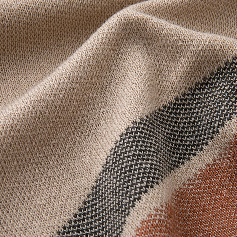 Manteau châle tricoté