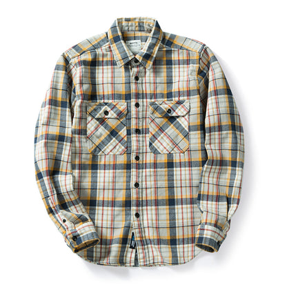 Men's Thickened Flannel American Shirt