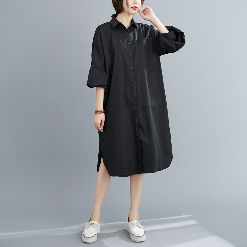 Mid-length puff sleeve shirt