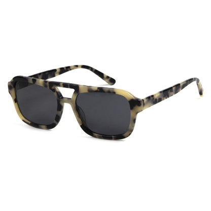 Fashion Street Shooting Catwalk Fashion Generous Double Beam Plate Sun Glasses Female