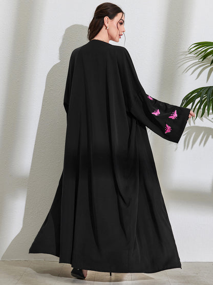 Women's Embroidered Butterfly Dress Robe