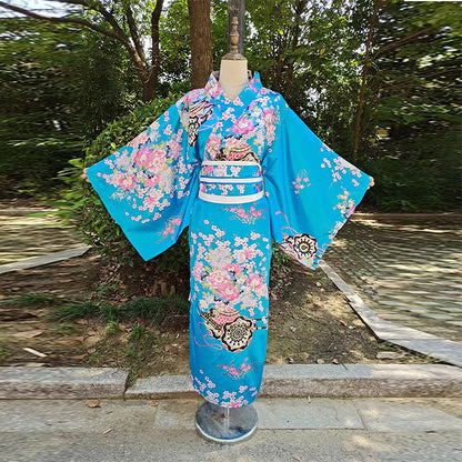 Traje tradicional de mujer Albornoz Anime Cosplay Traje de fotografía Kimono