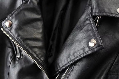 Women's leather motorcycle leather