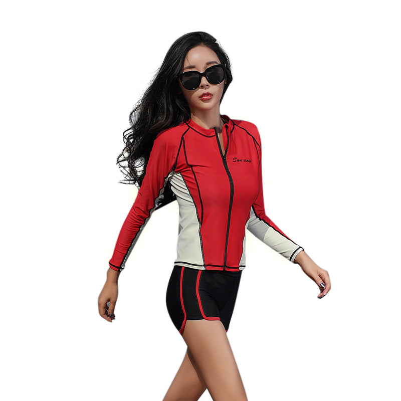 Jellyfish clothing zipper snorkeling suit