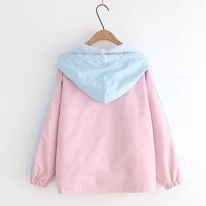 Veste cardigan à capuche imprimée