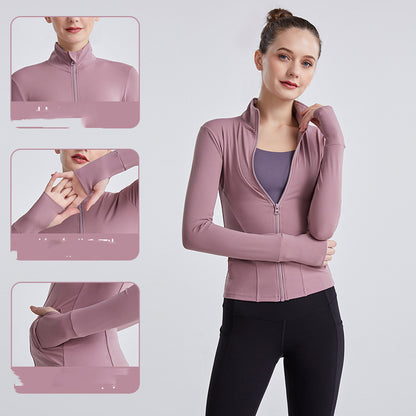 Cardigan de fitness et de course à pied avec poche