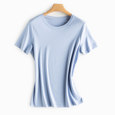 Silk cotton T-shirt