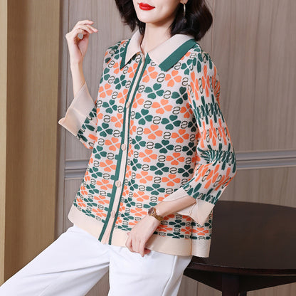 Print Niche Design Cardigan Jacket New Style