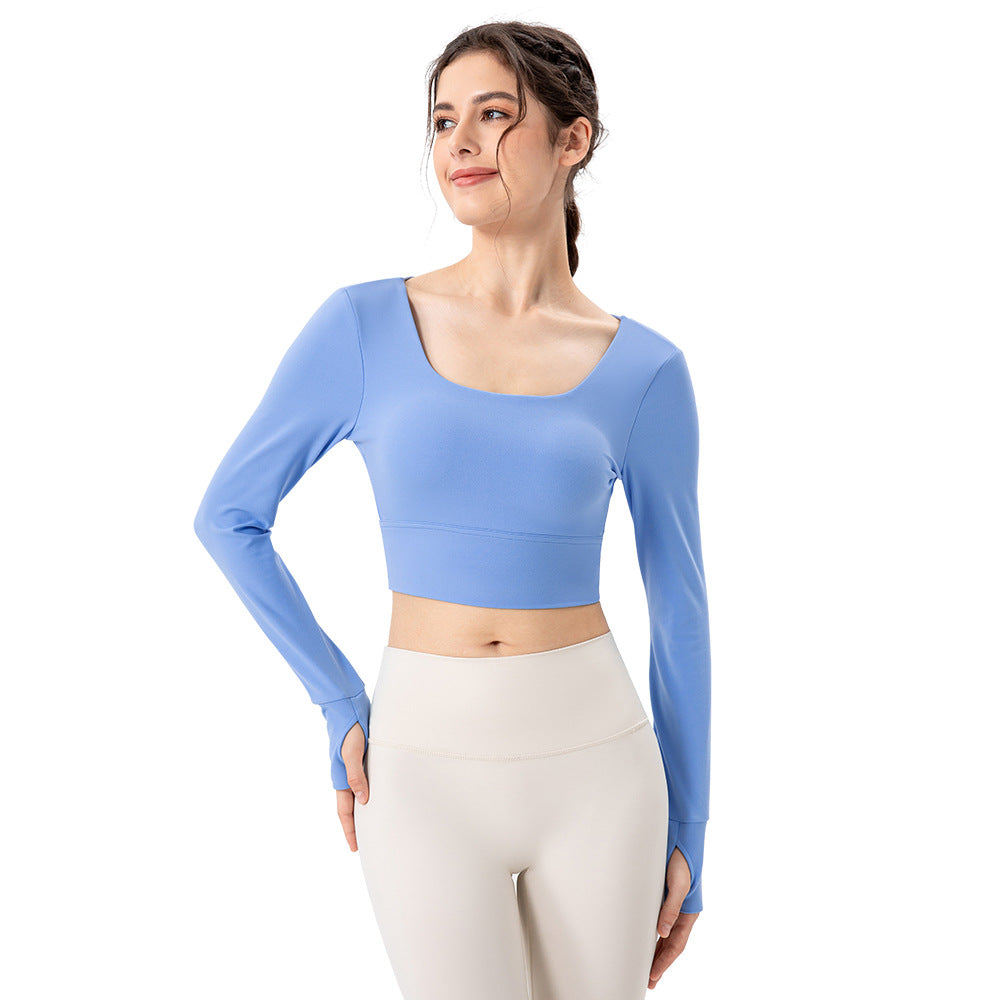 Ropa de yoga para mujer con almohadilla para el pecho