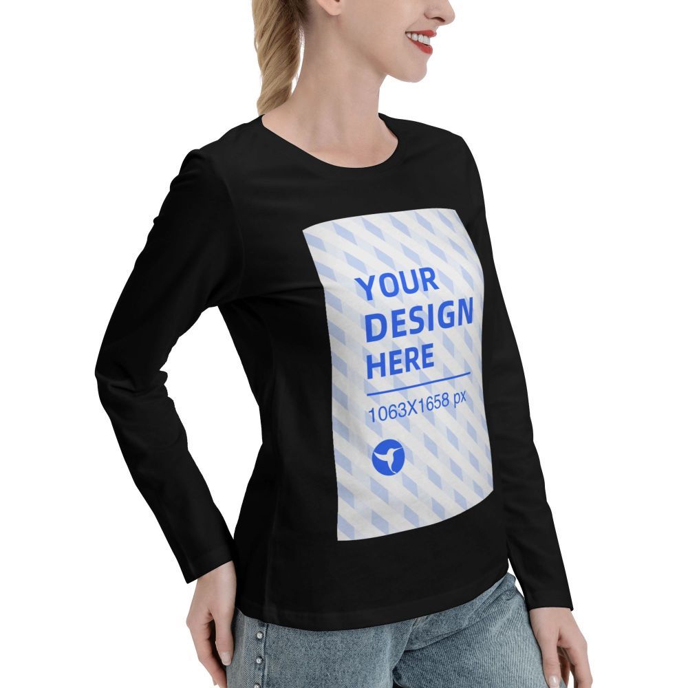 Women's Long Sleeve Crew Neck T-Shirt