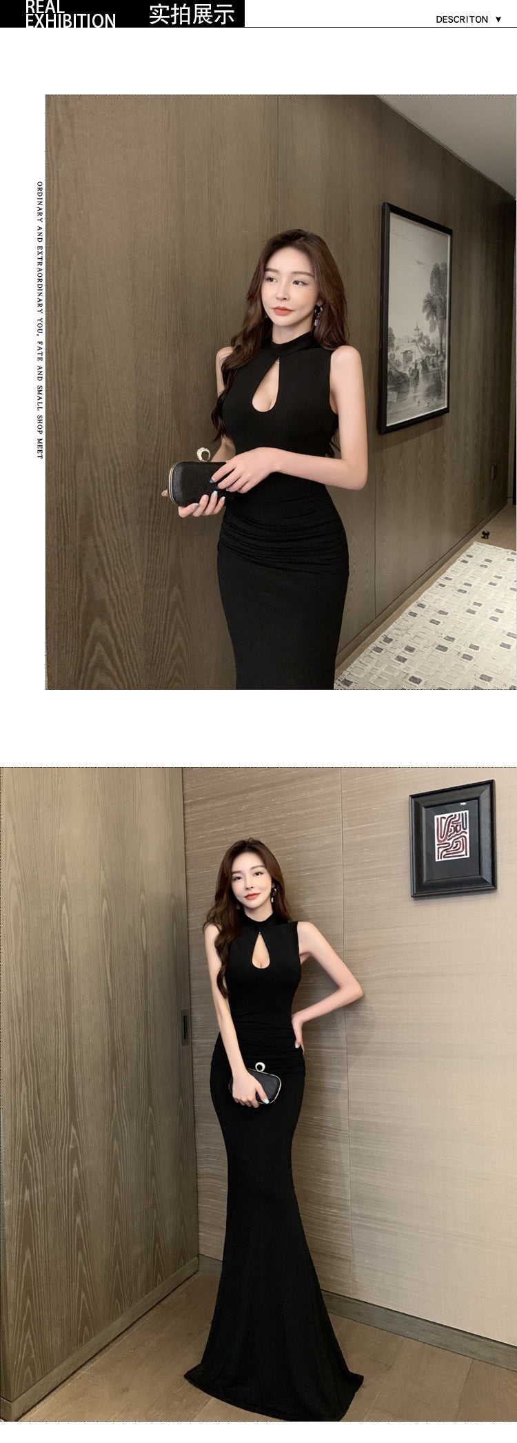 Sexy Slim Fit Slimming Sleeveless Long Dress