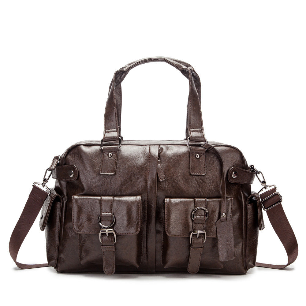 Men's Large-capacity One-shoulder Diagonal Handbag