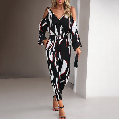 European And American Women's Clothing Fashion Jumpsuit