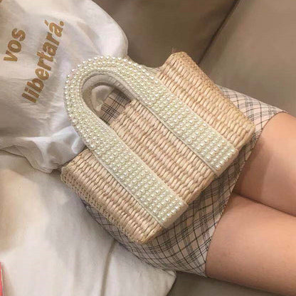 Autumn And Winter New Homemade Heavy Woven Diagonal Span Handbag