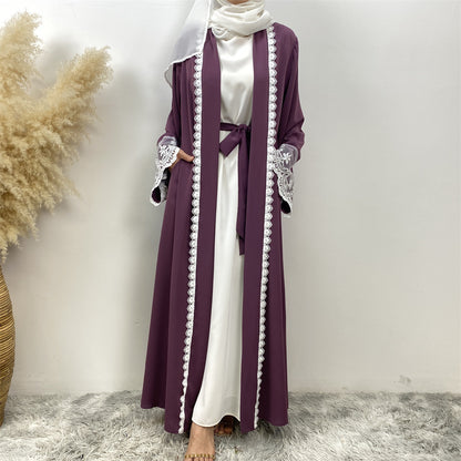 Women's Fashion Slim-fit Embroidery Robe