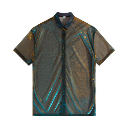 Veste chemise de protection solaire transparente au laser