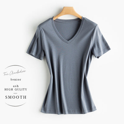 Silk cotton T-shirt