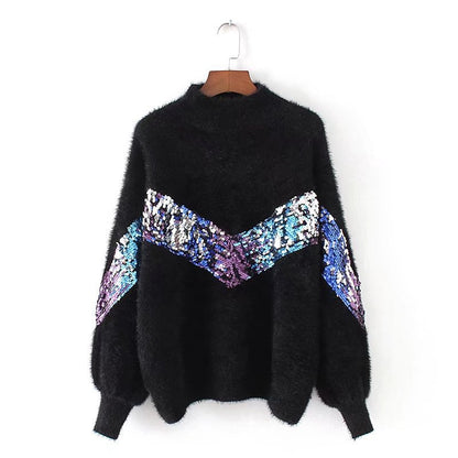 Loose Korean style outer wear pullover base sweater