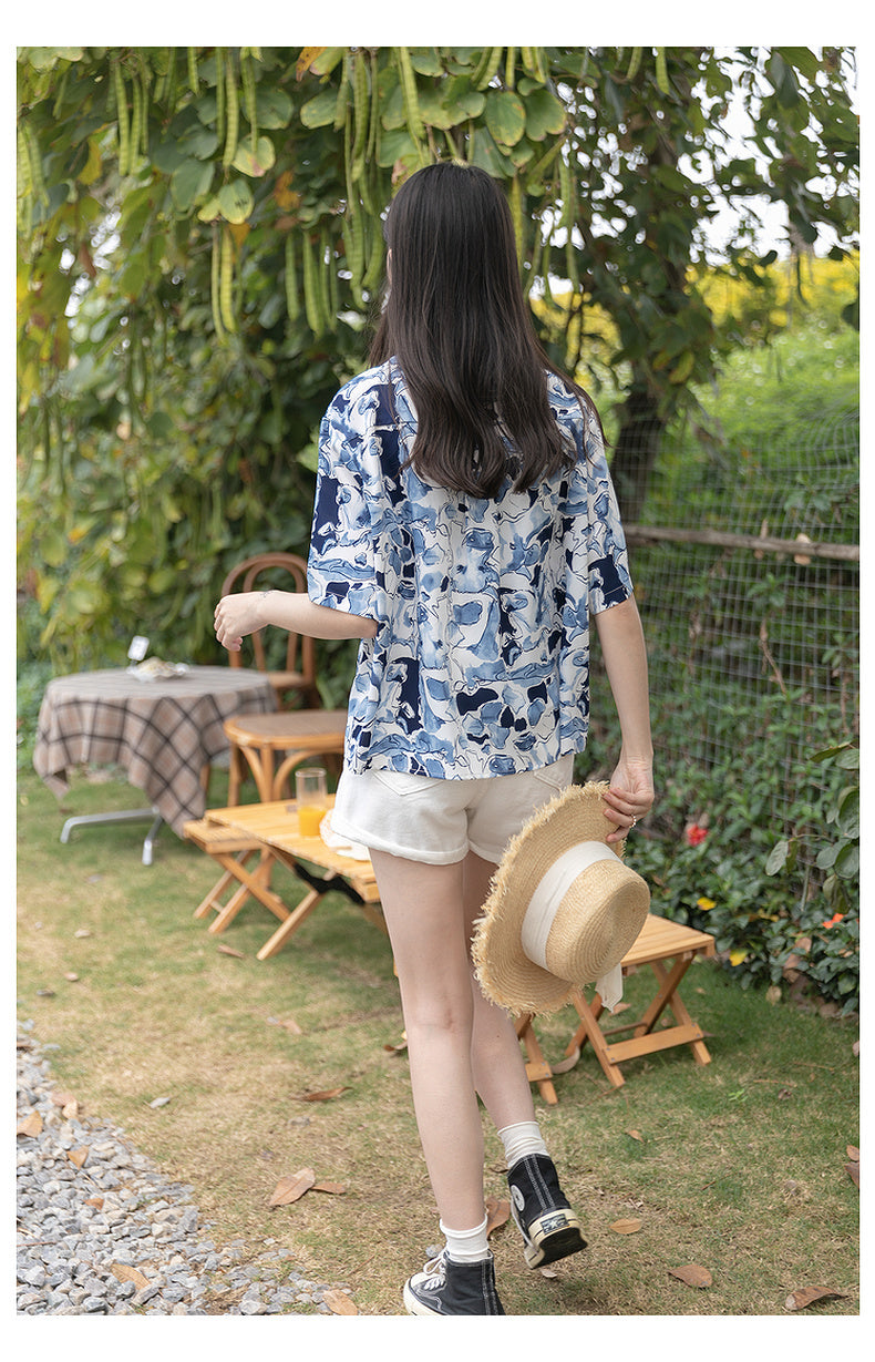 Women's Summer Loose Chiffon Shirt With Sunscreen