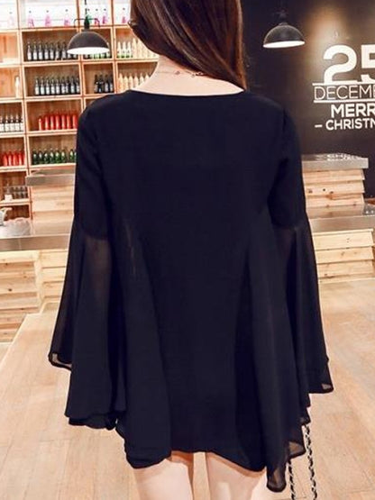 Women's Chiffon Long Sleeve Shirt