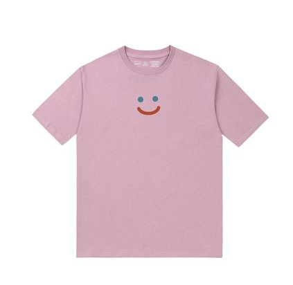 Camiseta de manga corta Camiseta holgada de tres colores para mujer