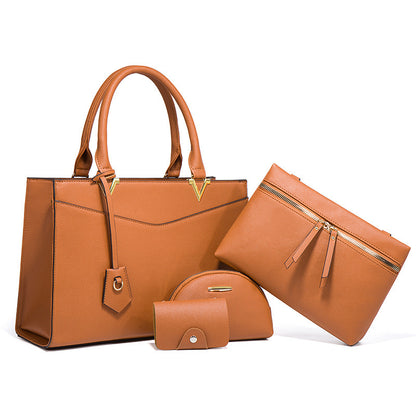 Large-capacity Four-piece Set Of European And American Fashion Handbags