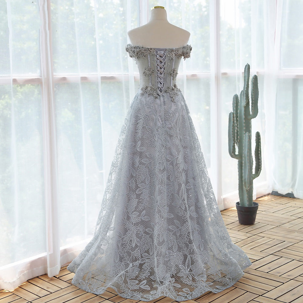 Lace Flower Dress Ball Gown