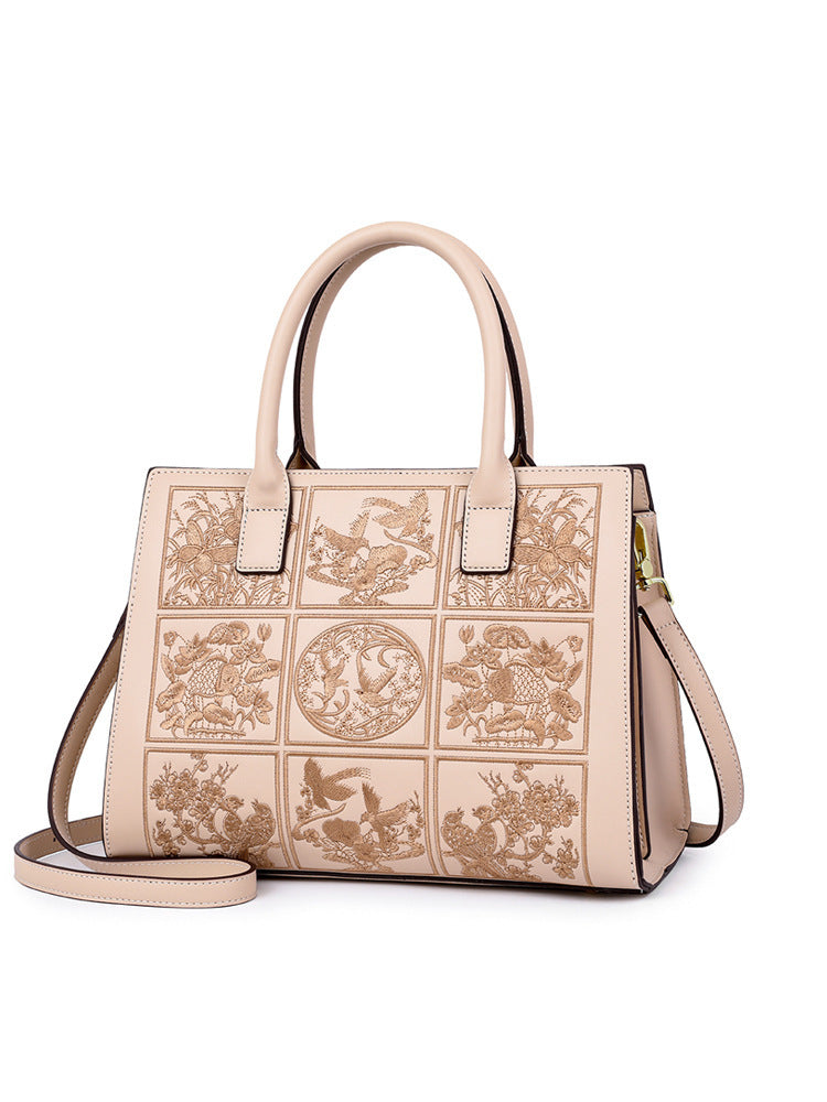 Women's Retro Bags Embroidered Shoulder Crossbody Handbag