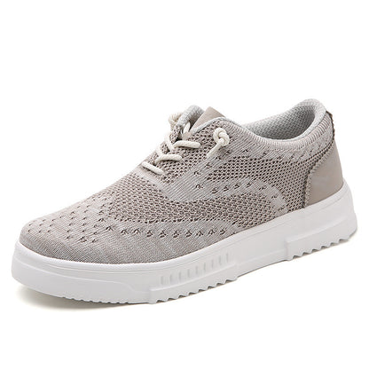 Mesh Breathable Canvas Shoes Block Couple Shoes