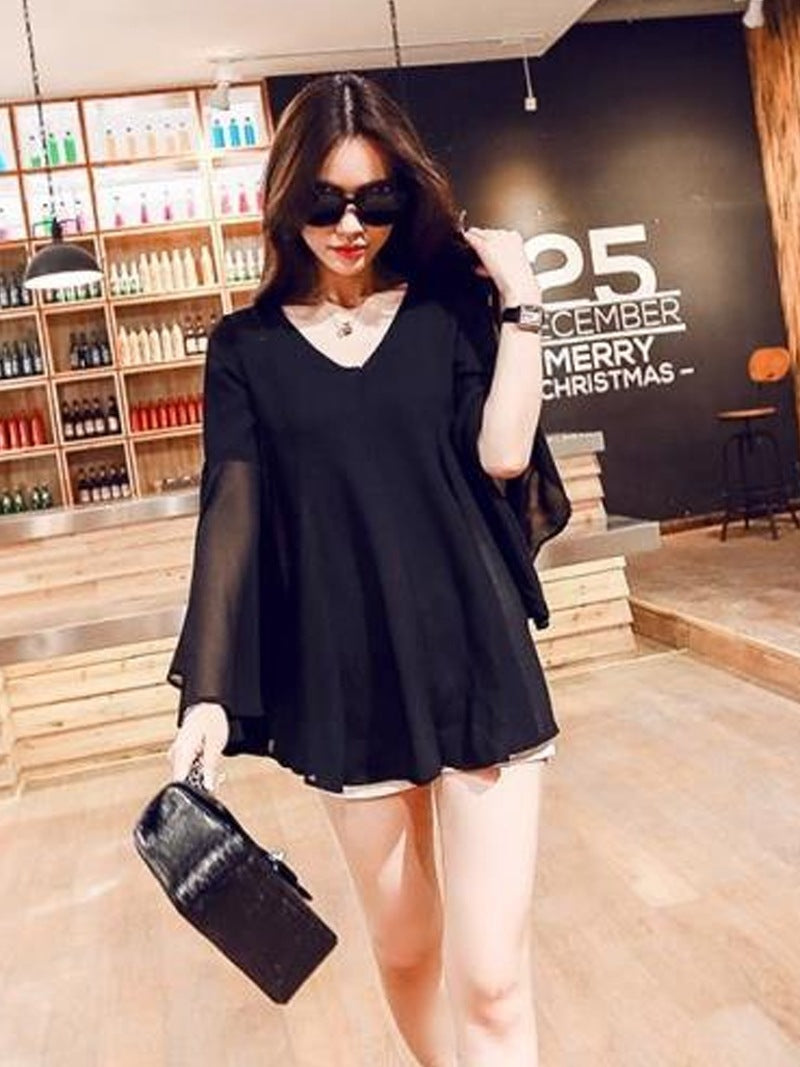 Women's Chiffon Long Sleeve Shirt