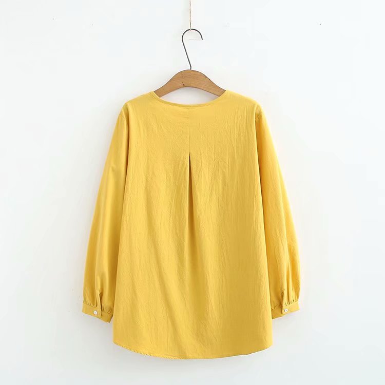 Pull couleur pure fille