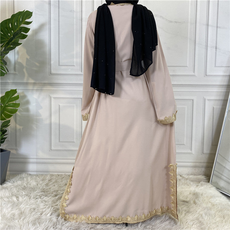 Cardigan décontracté style long islamique