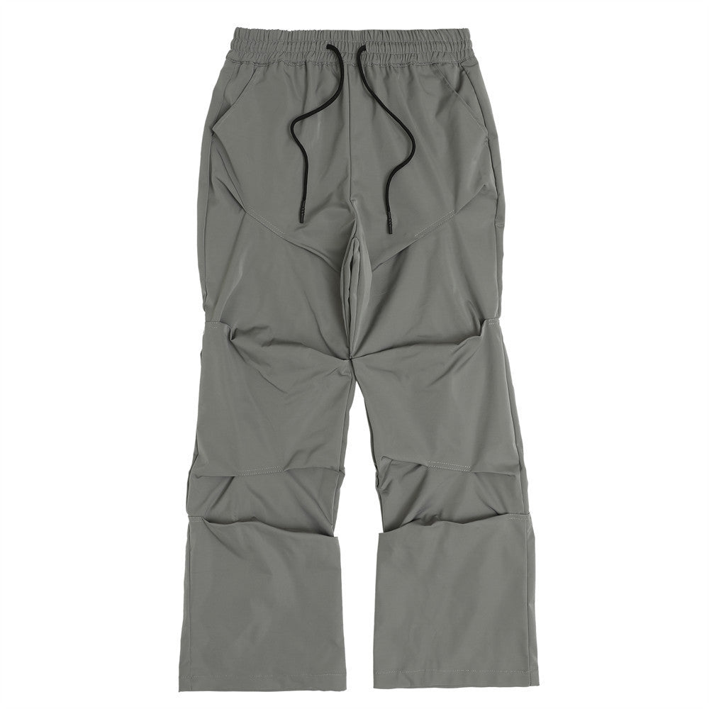 Hip Hop Pleated Design Trousers For Men